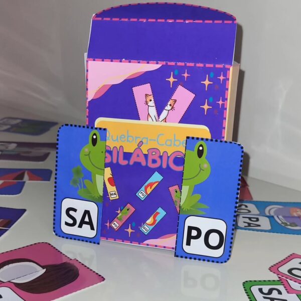 QUEBRA-CABEÇA SILÁBICO: SILÁBAS SIMPLES - Imagem 2