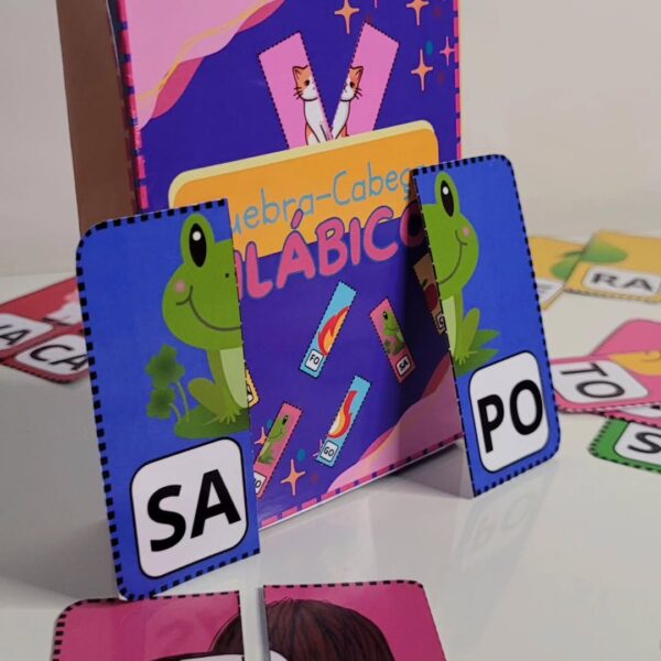 QUEBRA-CABEÇA SILÁBICO: SILÁBAS SIMPLES - Imagem 3