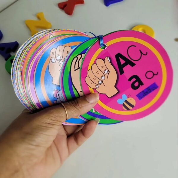 CHAVEIRINHO ALFABETO EM LIBRAS - Imagem 3