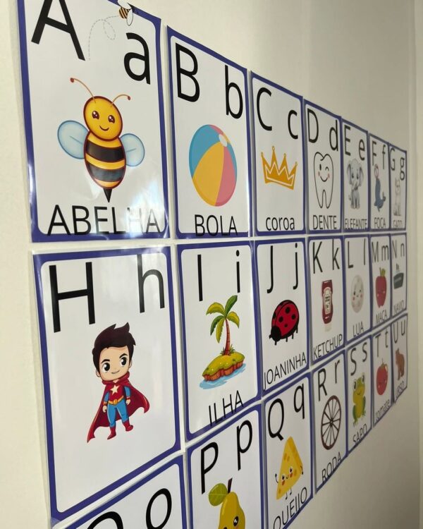 ALFABETO ILUSTRADO DE PAREDE - Imagem 2