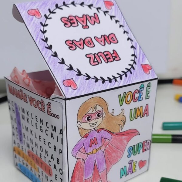 LEMBRANCINHAS DIA DAS MÃES EM FORMATO DE CAIXINHA - Imagem 6