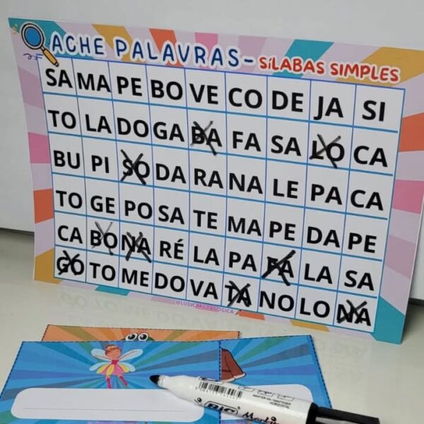  ACHE PALAVRAS-SÍLABAS SIMPLES - Imagem 8