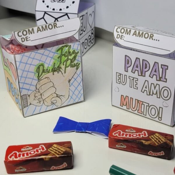 LEMBRANCINHAS DIA DOS PAIS EM FORMATO DE CAIXINHA - Imagem 4