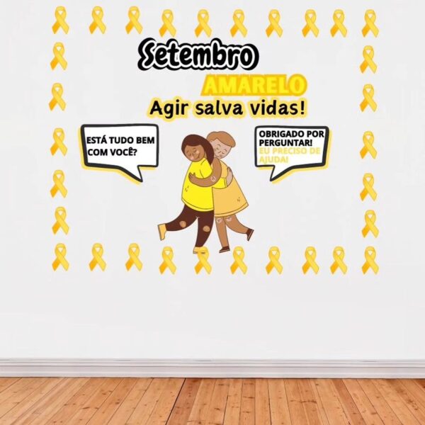 MURAL SETEMBRO AMARELO - Imagem 9