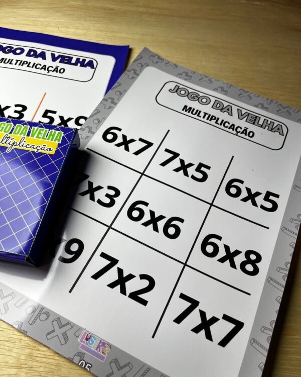 JOGO DA VELHA DA MULTIPLICAÇÃO - Imagem 7