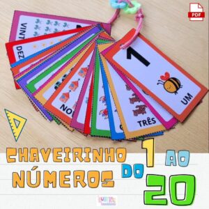 CHAVEIRINHO DOS NUMEROS DO 1 AO 20