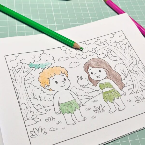 HISTORINHAS BÍBLICAS PARA COLORIR - Imagem 5