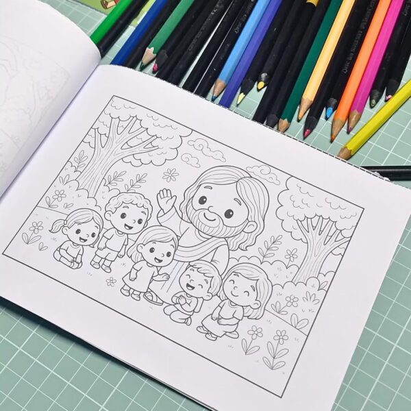 HISTORINHAS BÍBLICAS PARA COLORIR - Imagem 2