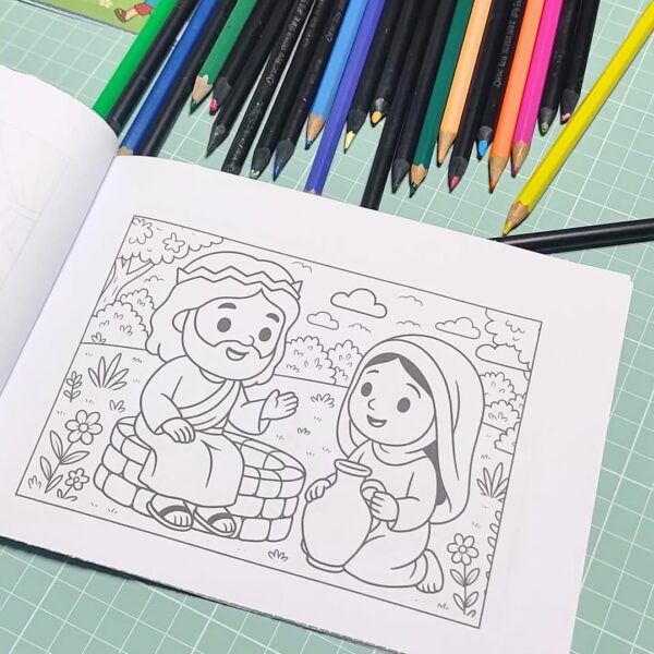 HISTORINHAS BÍBLICAS PARA COLORIR - Imagem 4