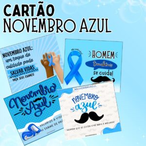 CARTÃO PORTA MIMO NOVEMBRO AZUL