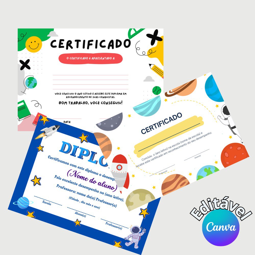 CERTIFICADO EDITAVÉL - Imagem 4
