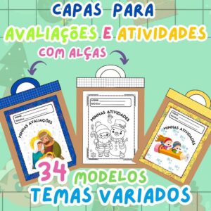 CAPAS DE ATIVIDADES E AVALIAÇÕES PARA O FINAL DO ANO